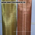 150 Micron Tinned Industrial Grade Top Quality Brass Copper Wire Mesh For Wall And Podium Coverings